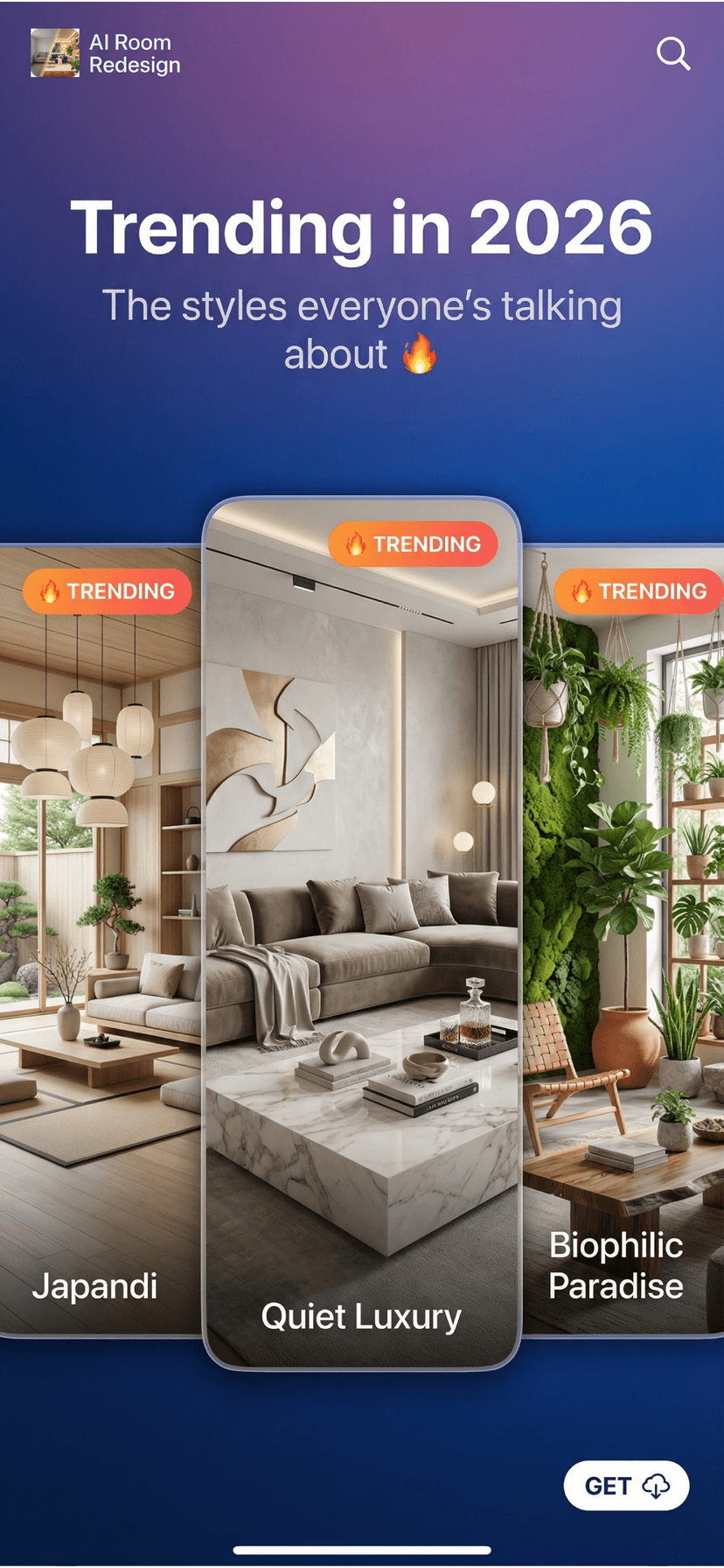 Trending design styles in 2026